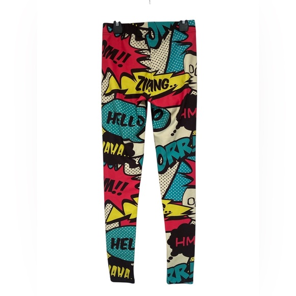 FiercePulse Colorful Graphic Print Leggings GUC S - Picture 3 of 5